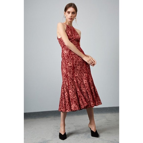 Keepsake Dresses & Skirts - Keepsake the Label Dreamers Lace Midi Rosewood XS 6 Designer Event BNWT RRP$240